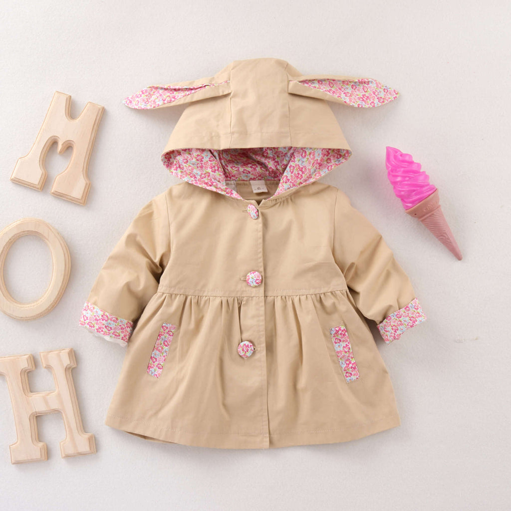 Girls' Casual Fashion Simple Hooded Tops