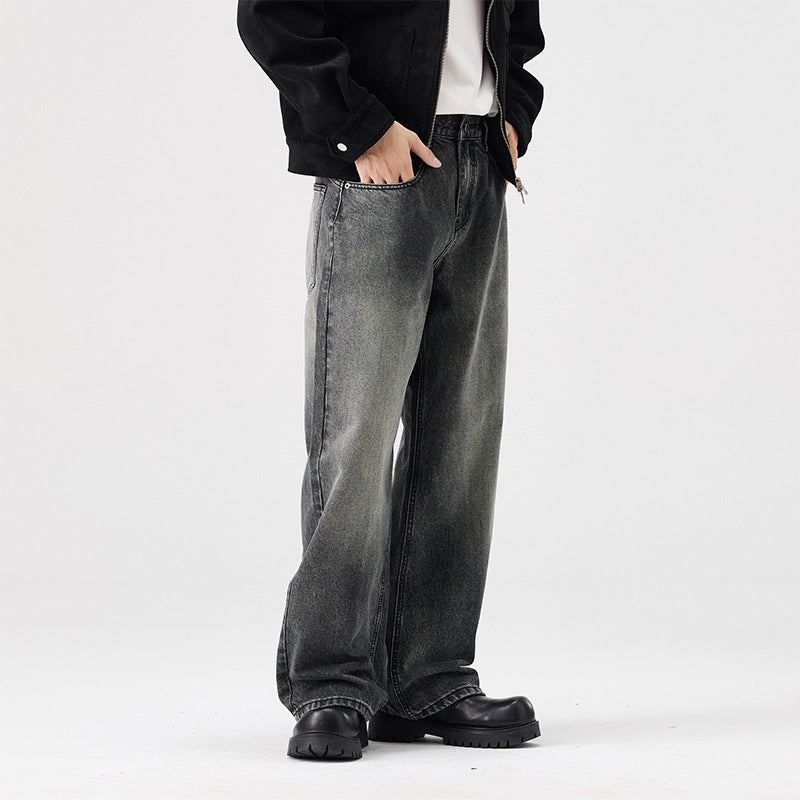 American Wide Leg Jeans For Men