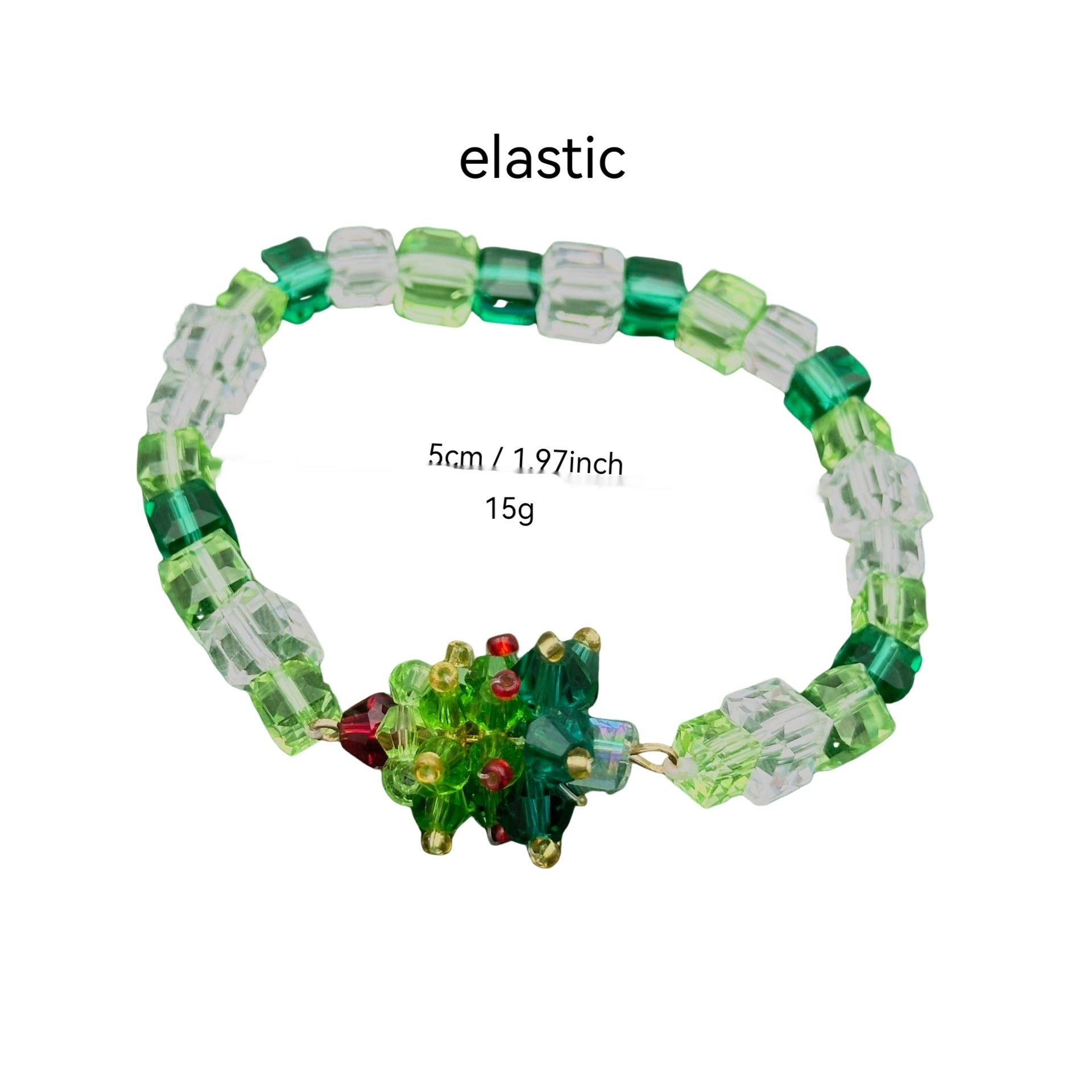 New Red Bow Handmade Beaded Ear Stud Necklace Bracelet