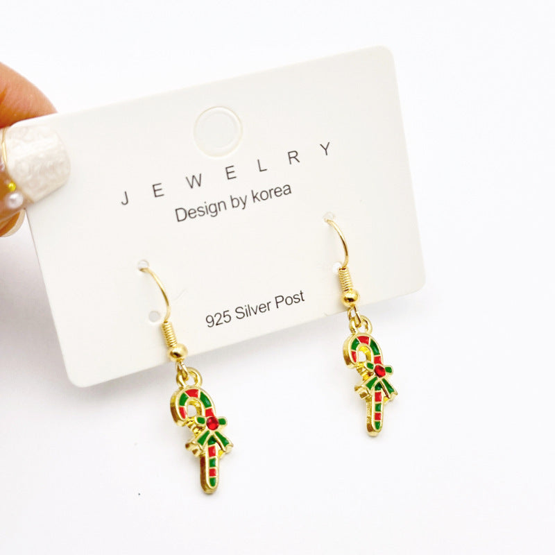 New Red Bow Handmade Beaded Ear Stud Necklace Bracelet