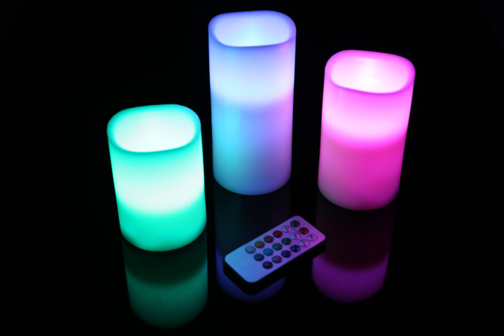 6Pc Flameless Candles Votive Candles Wireless Battery Operated LED Flickering Candles With Remote Control Timer