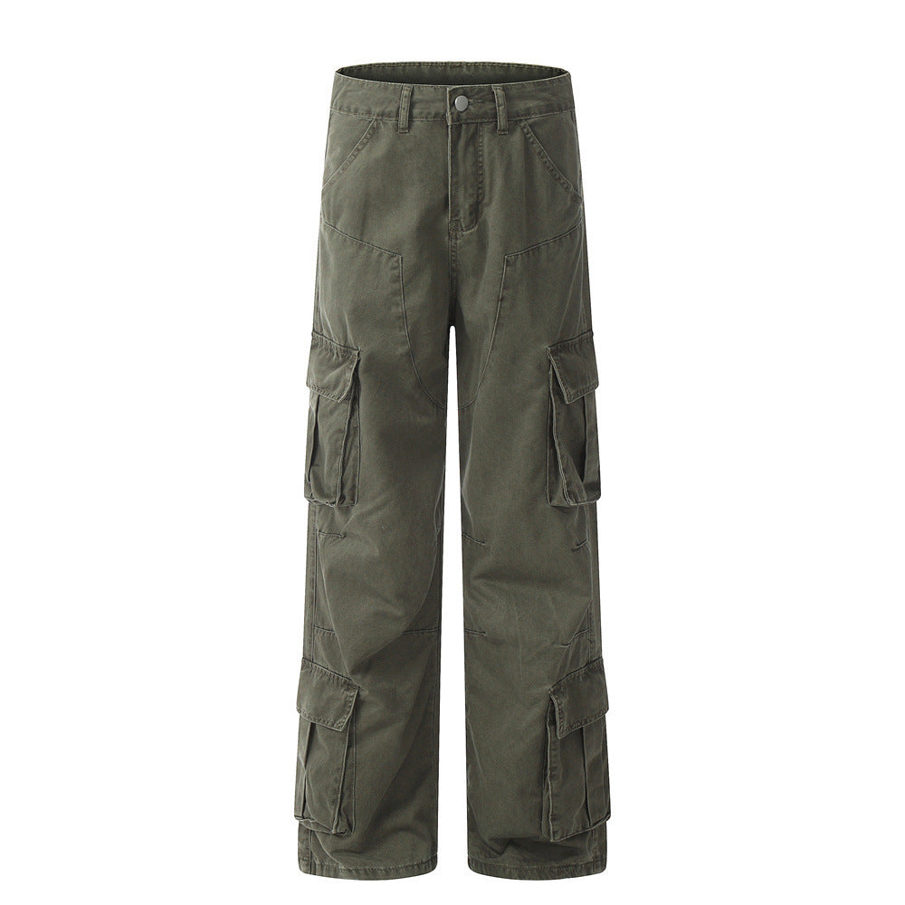 Fashion Personality Multi-pocket Cargo Pants Men