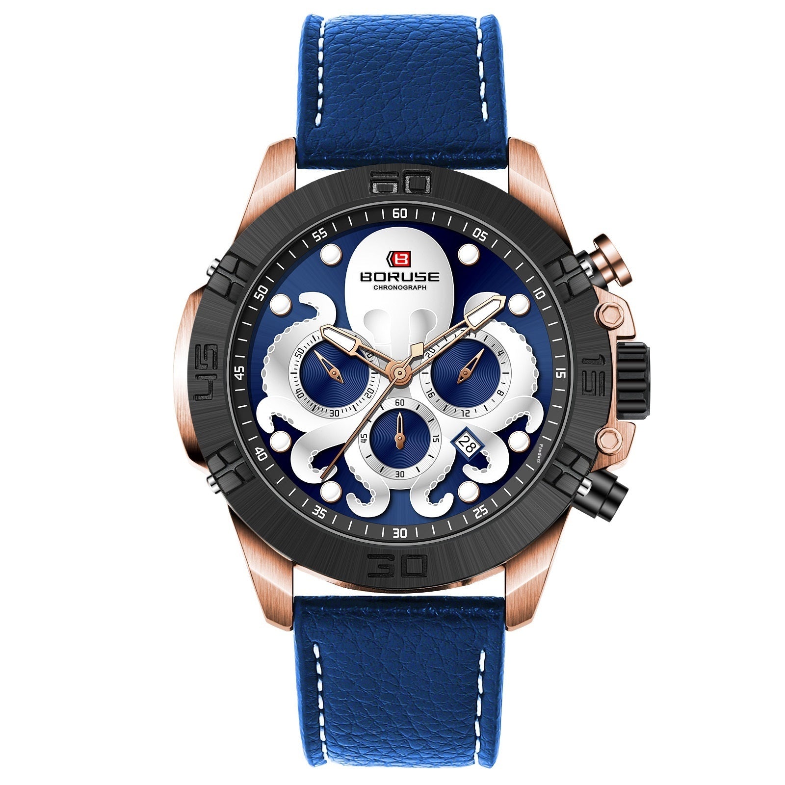 Octopus Waterproof Watch Men's Luminous Quartz Watch