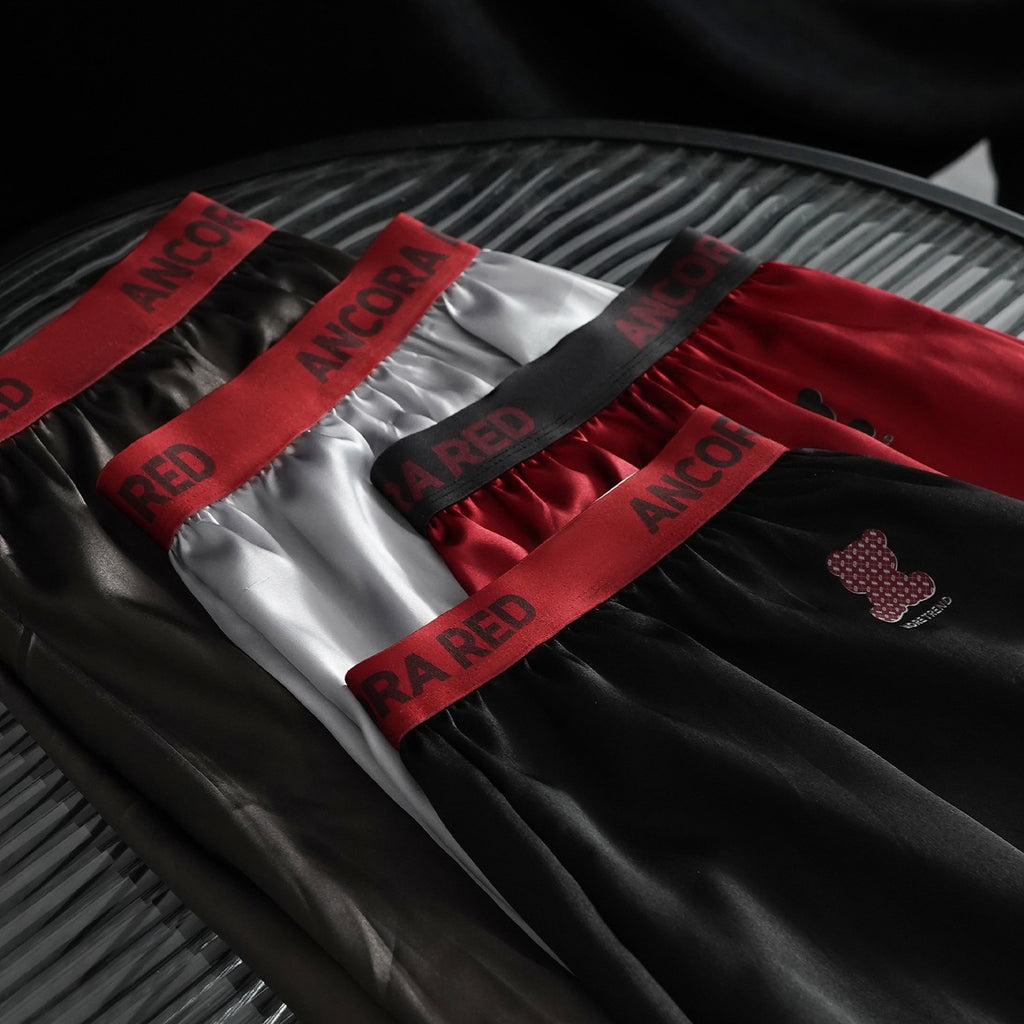 Solid Color Men's Boxers Boxer Briefs