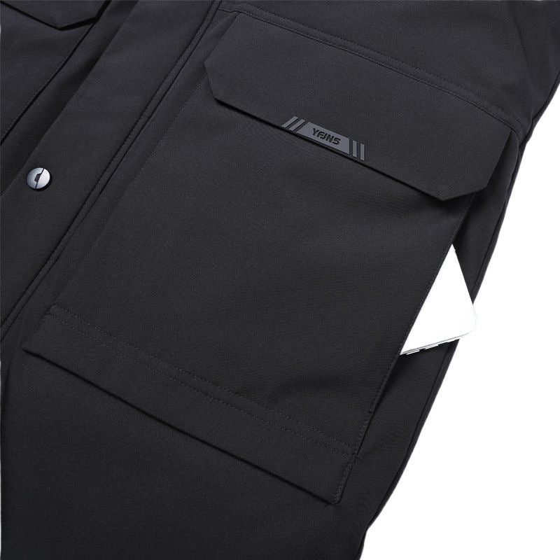 Men's Thick Mid-length Down Cotton-padded Jacket