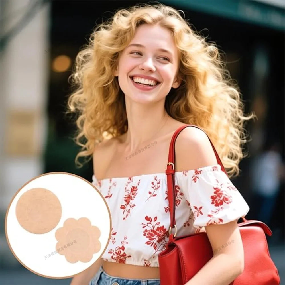 Nipple Covers for Women Bump Proof Exposure Proof Disposable Adhesive Nipple Pasties Stickers Women Lingerie Accessories