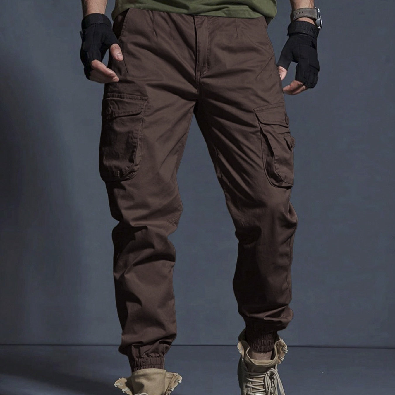 New Summer Casual Drawstring Workwear Pants Men