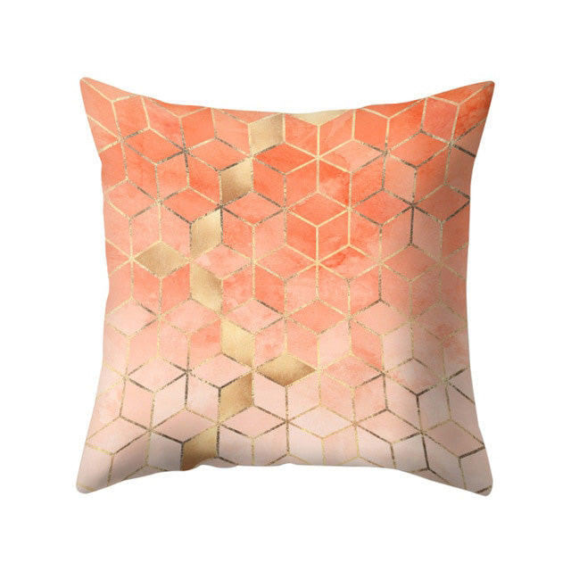 Bright Color Geometry Pattern Throw Pillow Case Cushion Cover Sofa Bed Decor Fashion