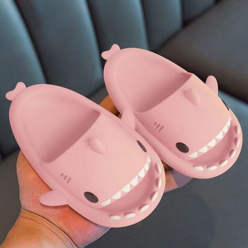 Shark Children's Slippers Summer Boys And Girls Cartoon Indoor Household Non-Slip Bath Baby Sandals And Slippers For Women