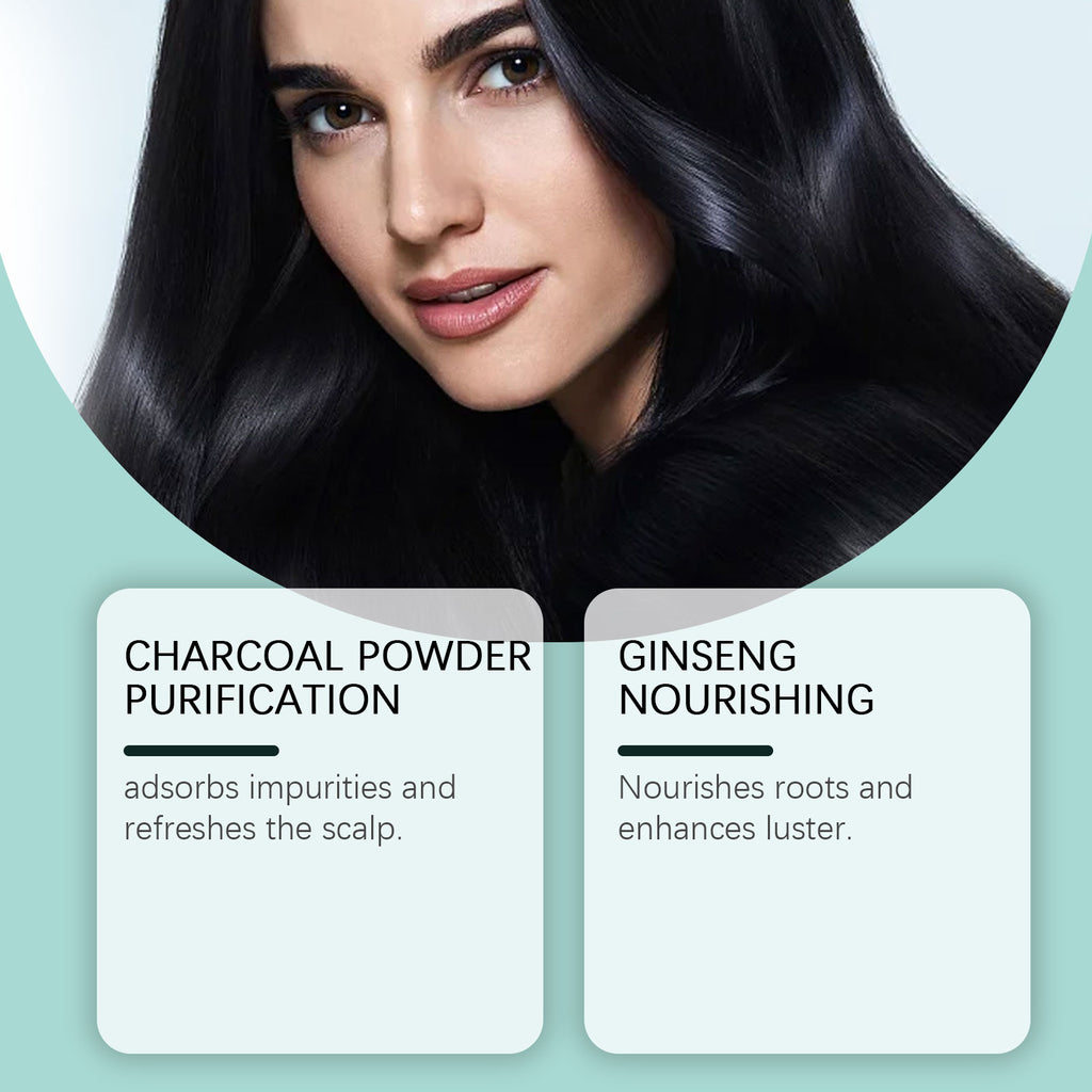 Hoegoa Bamboo Charcoal Shampoo Soap Improves Hair Quality, Nourishes Hair, Hydrates Hair, Is Soft And Gentle