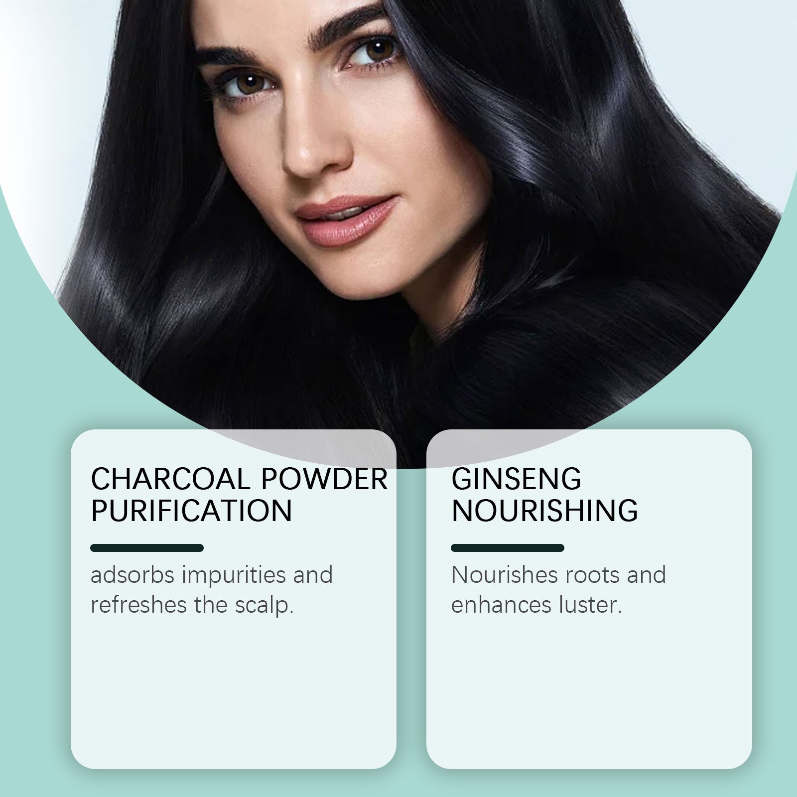 Hoegoa Bamboo Charcoal Shampoo Soap Improves Hair Quality, Nourishes Hair, Hydrates Hair, Is Soft And Gentle