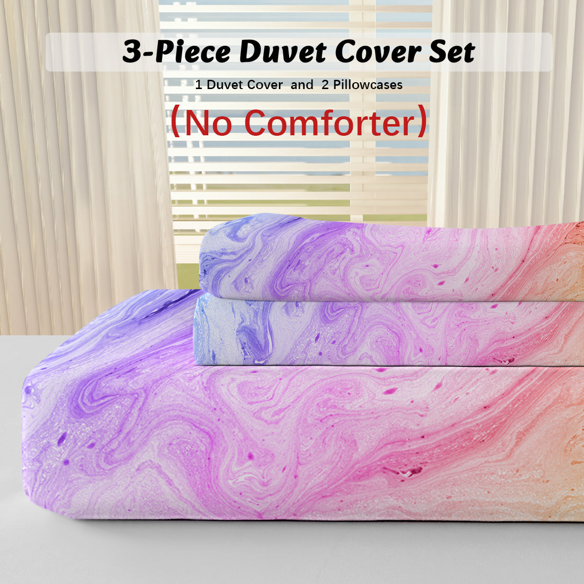 Girly Duvet Cover Rainbow Glitter Ombre Bedding Sets 3 Pcs Chic  Purple Blue Green Pastel Bed Spreads Sparkle Quilt Cover Set With 2 Pillow Shams