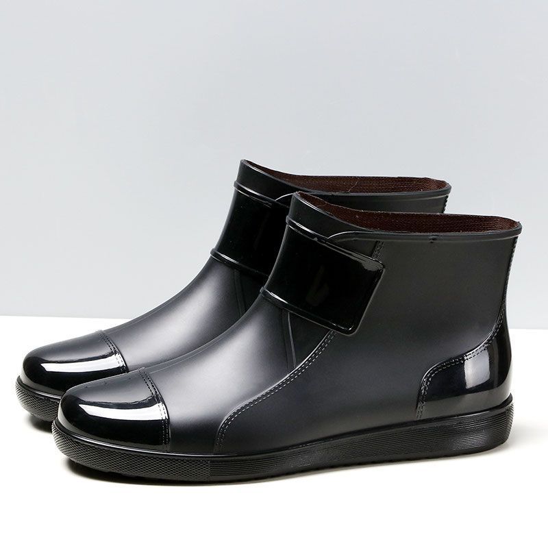 Men's Short Waterproof Plus Size Rain Boots