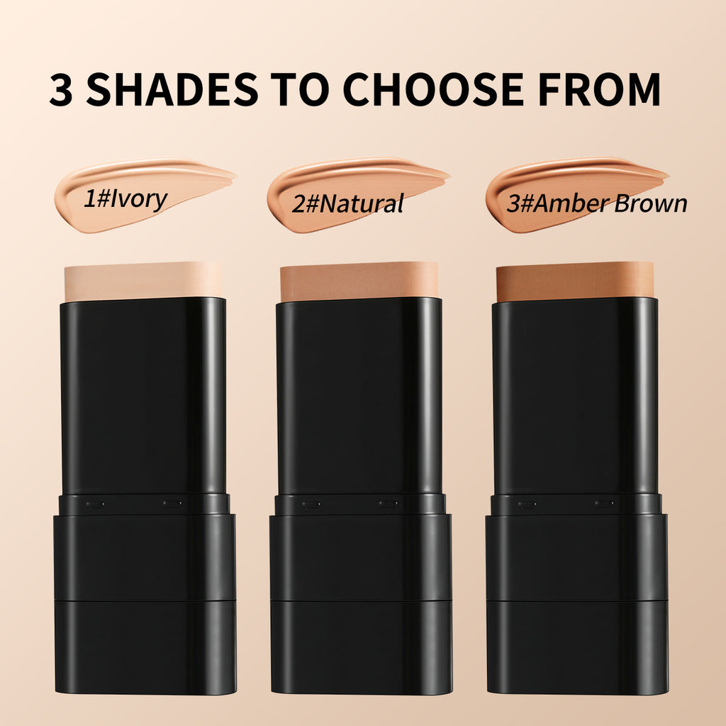 Concealer Waterproof Double-ended Makeup Brush 2-in-1 Stick Foundation