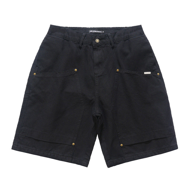 Fifth Pants Pure Cotton Workwear Leisure Shorts For Men