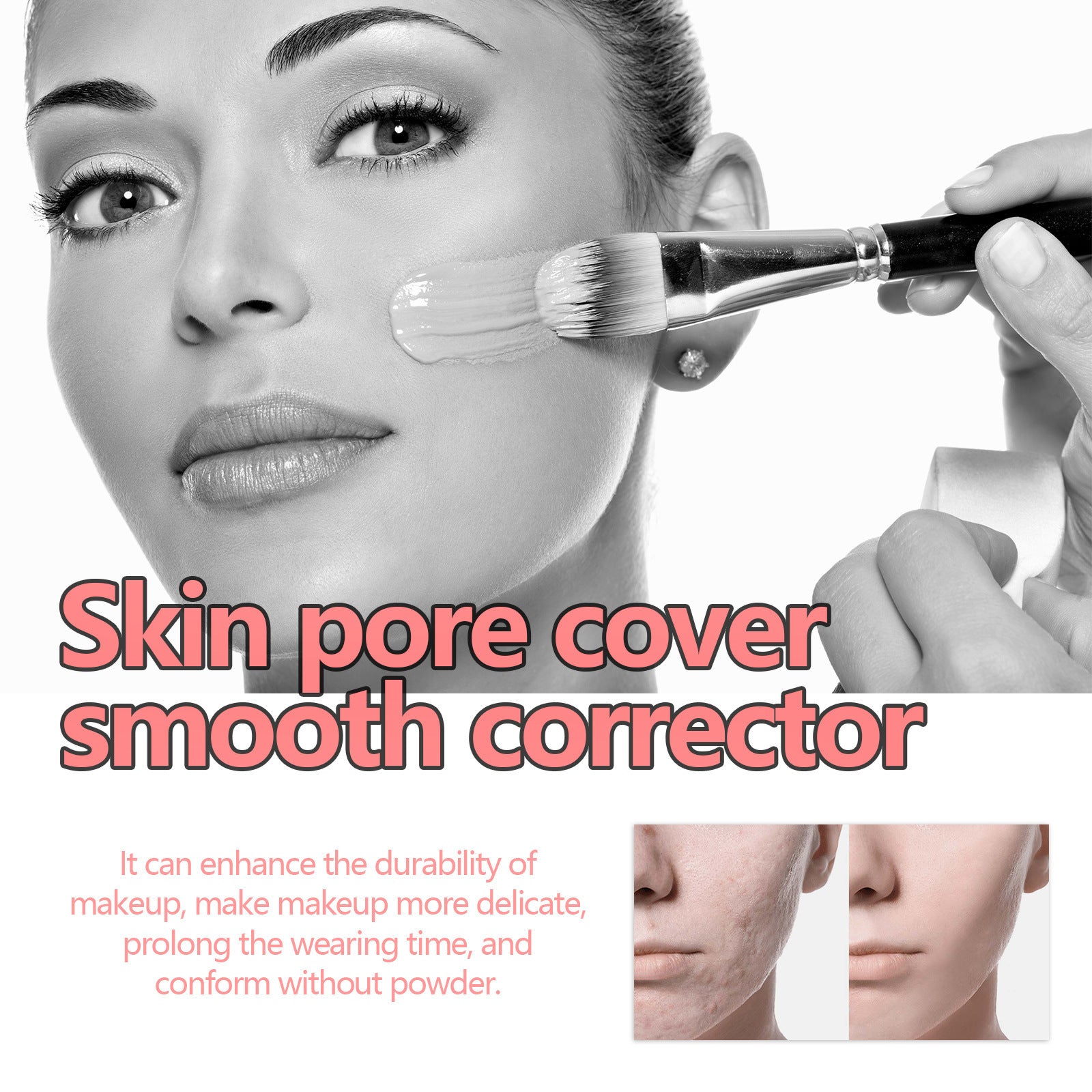 Invisible Pores Make-up Primer Natural Lightweight Brightening Skin Color