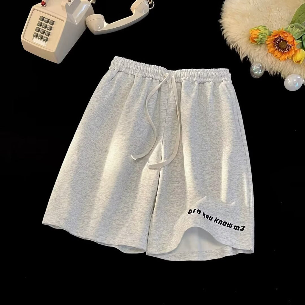 Sports Shorts Male Letter Bermuda Shorts