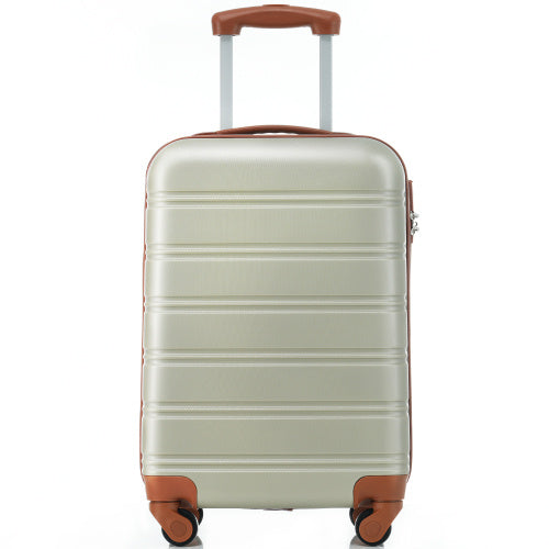 ABS Hard Shell Travel Trolley Suitcase 4 Wheel Luggage Set Hand Luggage, 20