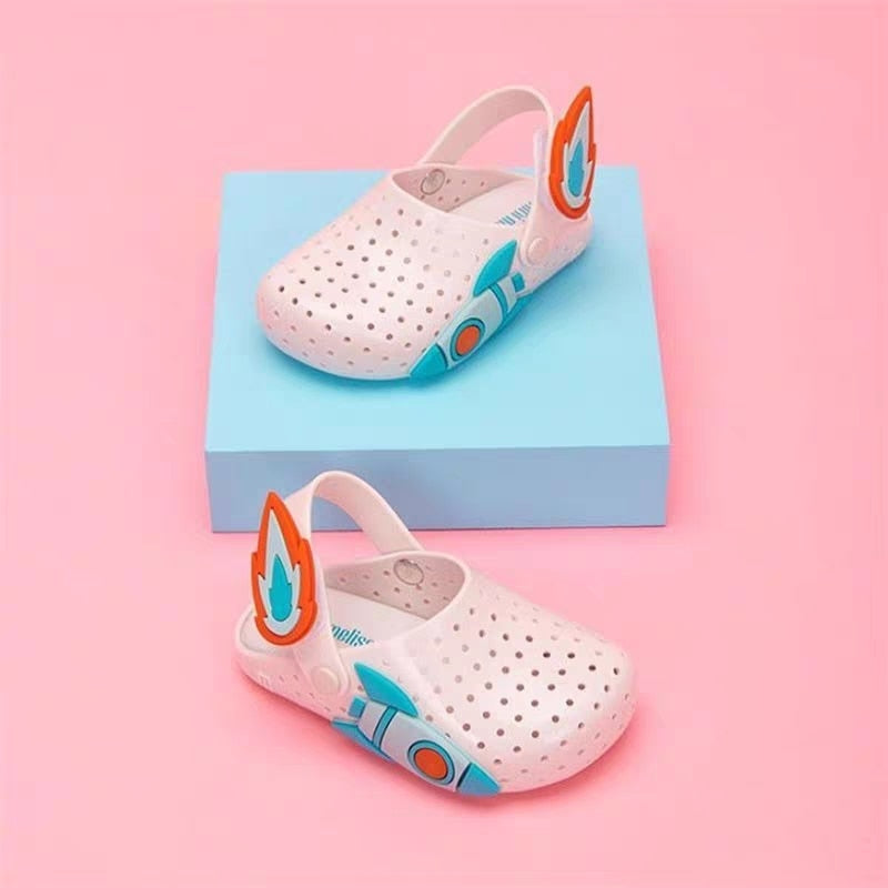 Mini Melissa Girls hole Sandals Fashion Slippers Children Beach Breathable Non-Slippery High Quality Summer Sandal