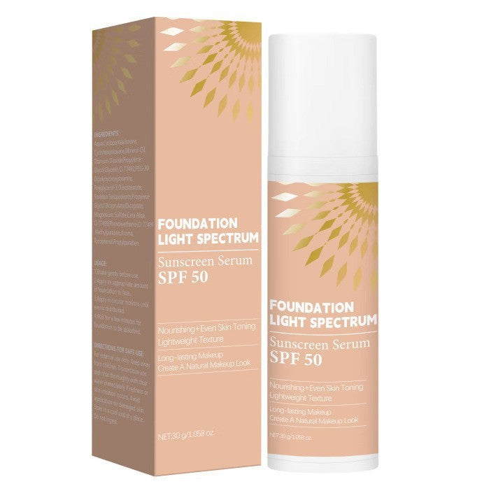 UV Protection Makeup Primer Foundation Cream 30g Foundation Sunscreen Neutral Packaging