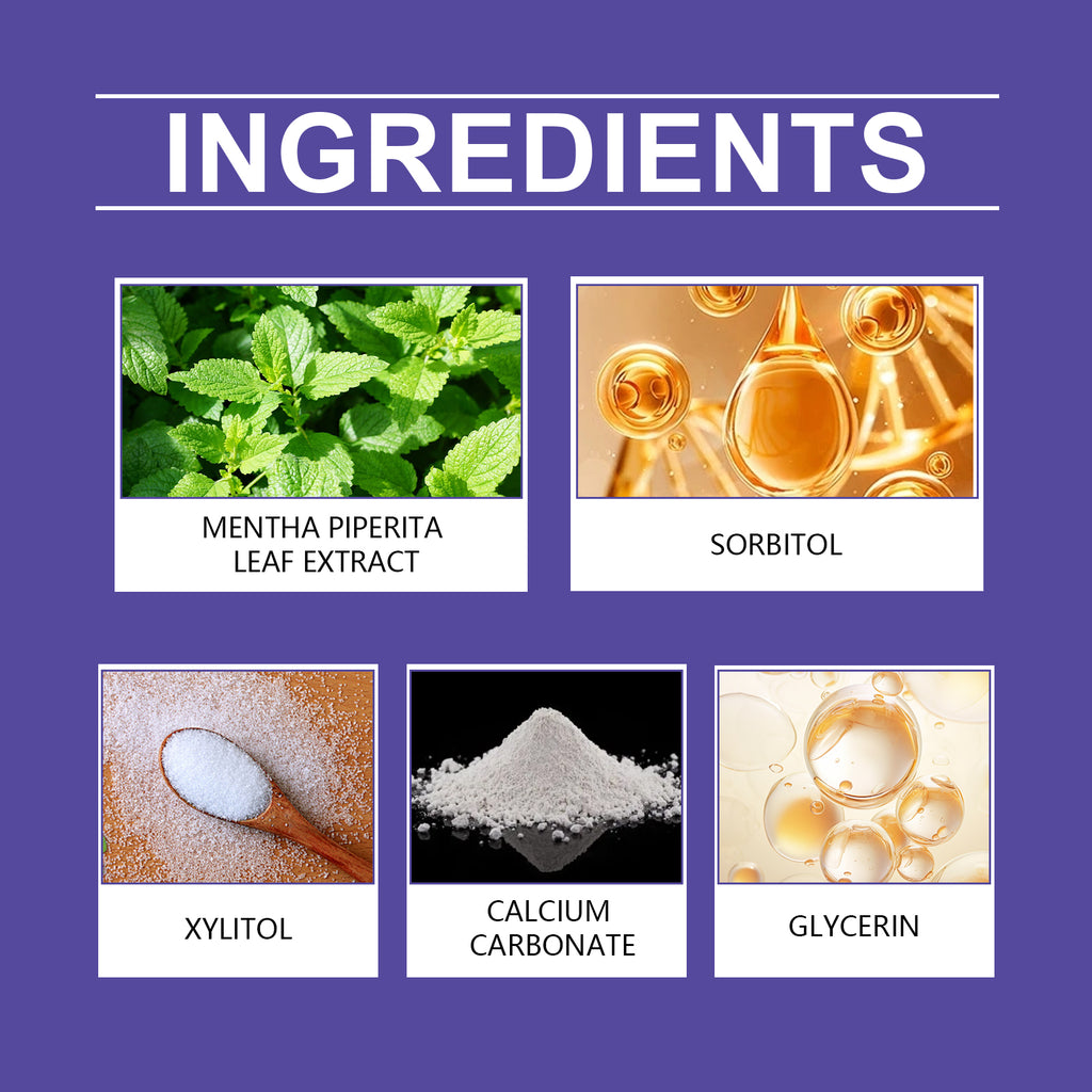 Oralhoe Purple Brightening Toothpaste Brightening Remove Stains Improve Yellow Teeth Gentle Cleaning Dental Hygiene Care Toothpaste