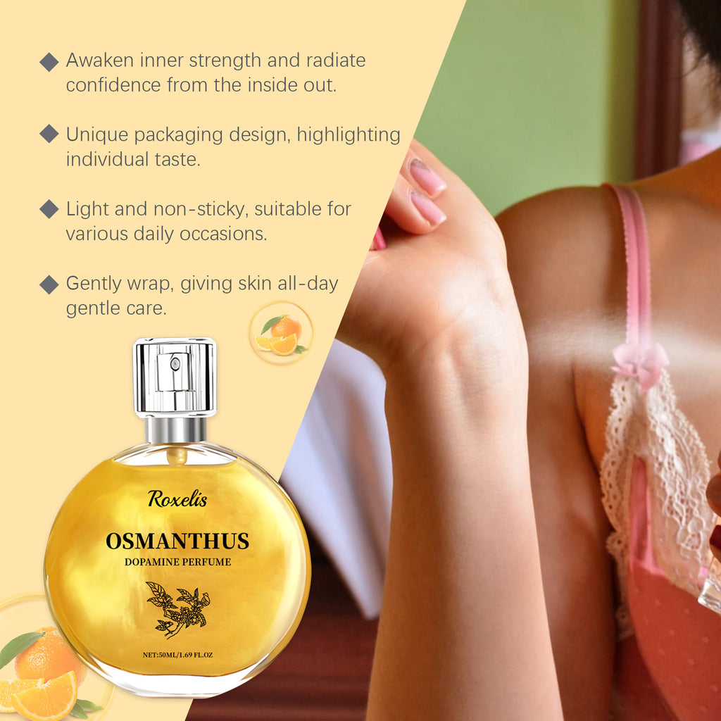 Roxelis Osmanthus Gilt Perfume Lasting Light Fragrance Natural Fresh Moisture Charm Fragrance Fragrance Fine Mist Osmanthus Perfume Spray