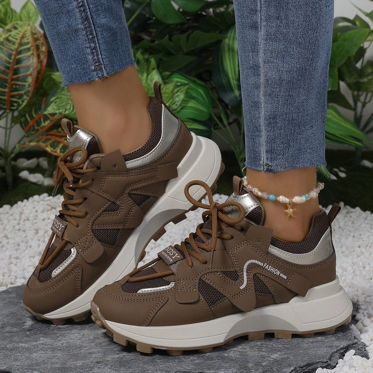 Foreign Trade Casual Sneaker Clunky Shoes Online Red Shoes