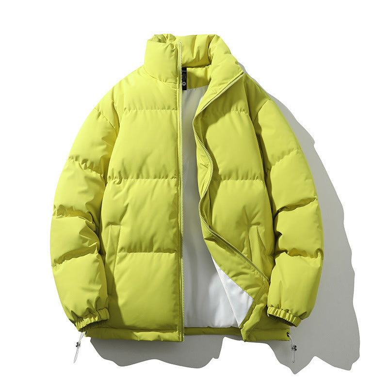 Men's Stand Collar Loose And Warm Down Coat