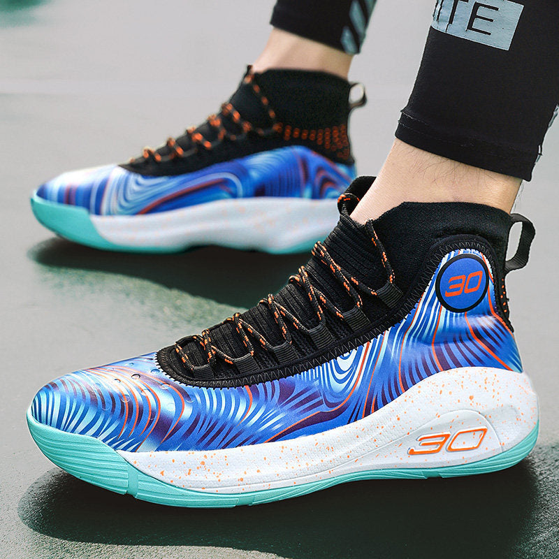 Platinum Sneakers Boys Basketball Shoes Combat Boots