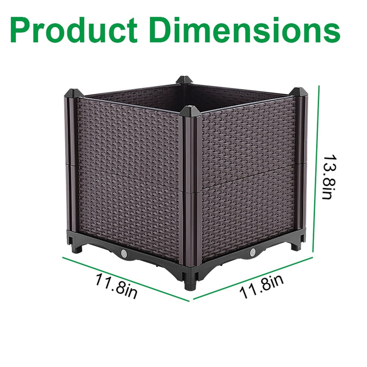 Elevated Garden Flowerpot For Outdoor Plants