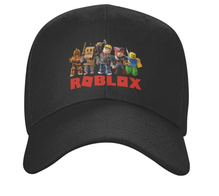 Summer printed baseball sports casual duckbill cap