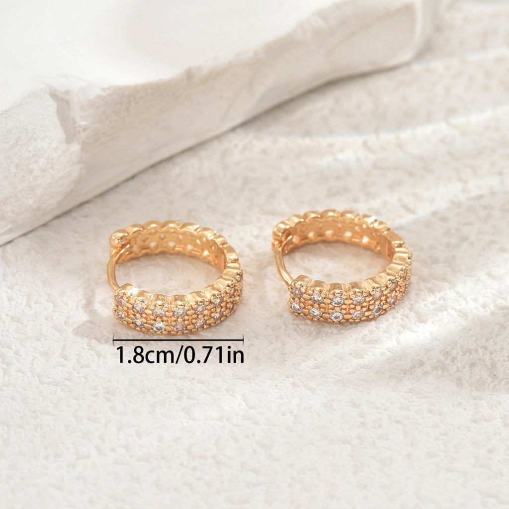 Women's Fashion Geometry Pattern All-match Ear Studs