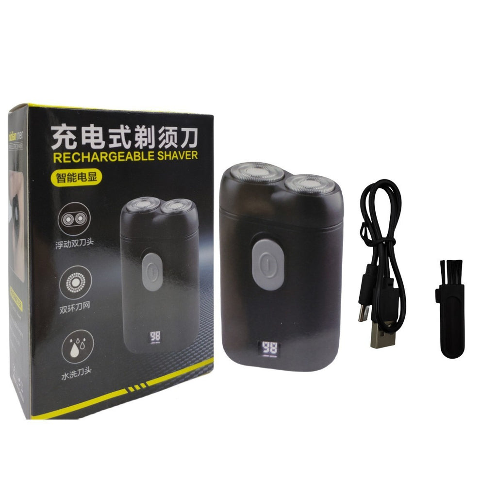 Shaver Travel Car Wash Shaver Double Head Portable Charging Floating Beard Knife