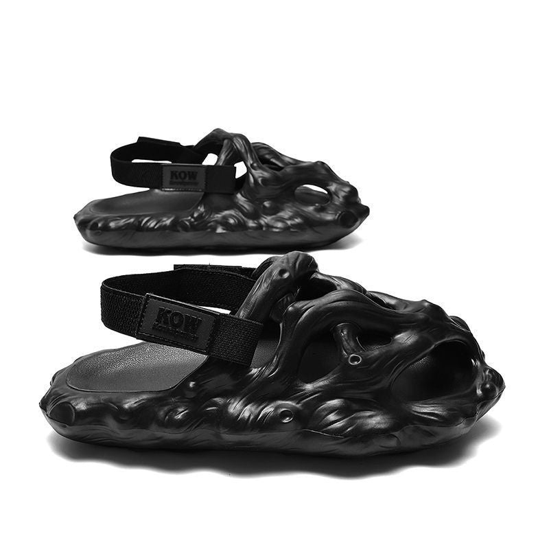 Hole Shoes Men's Sandals Outer Wear Hollow Slippers
