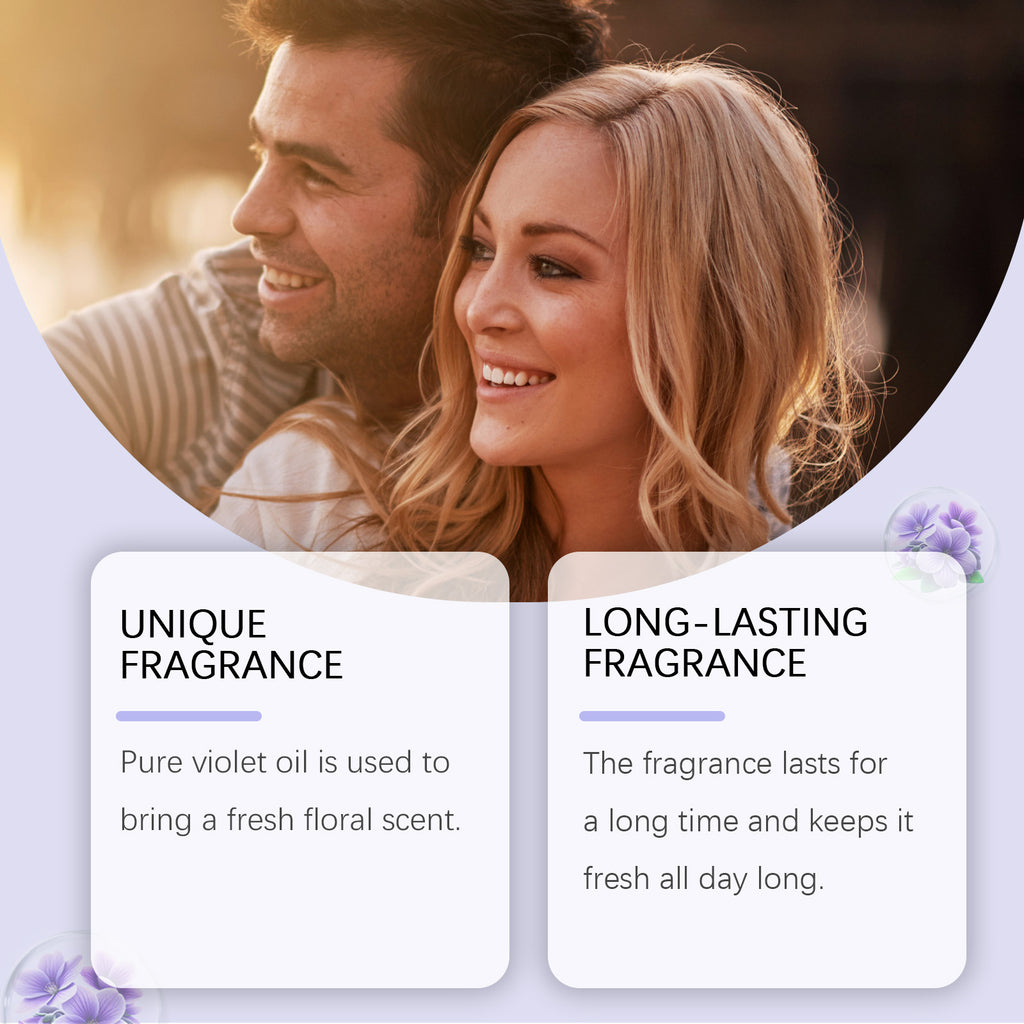 EELHOE Violet Flower Body Perfume Spray, Fresh And Pleasant Natural Fragrance Light Gentle Charming Fragrance