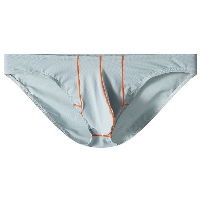 Thin Ice Silk Solid Color Men's Underwear