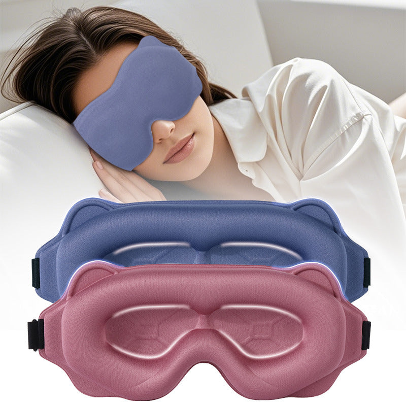 3D stereoscopic blackout sleep goggles for men and women breathable and leak proof deep concave super protective goggles