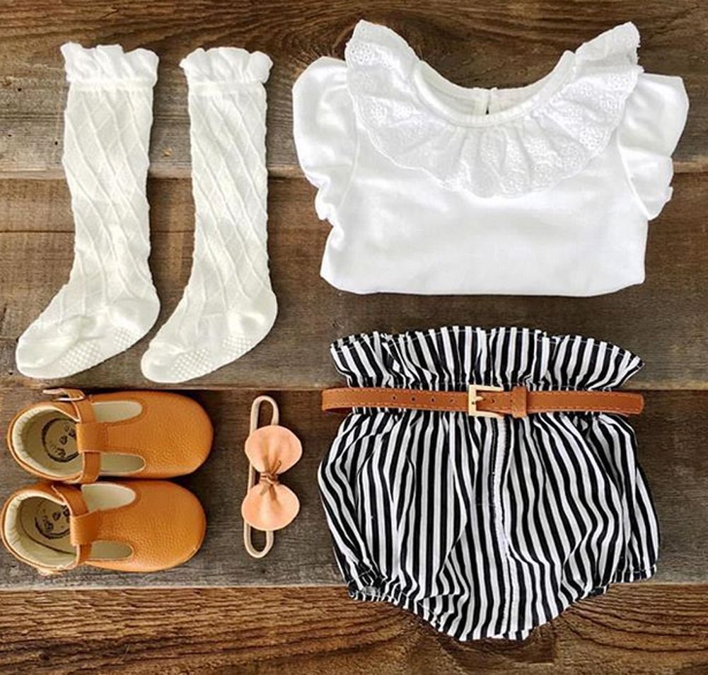 Girls T-shirt shorts suit