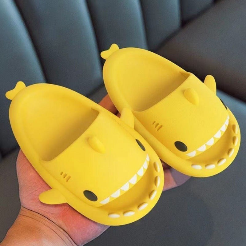 Shark Children's Slippers Summer Boys And Girls Cartoon Indoor Household Non-Slip Bath Baby Sandals And Slippers For Women