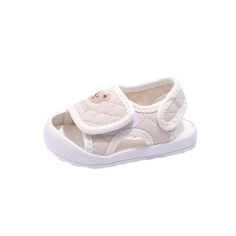 Little children's princess shoes baby shoes boys and girls toe-cap sandals infant soft sole toddler shoes