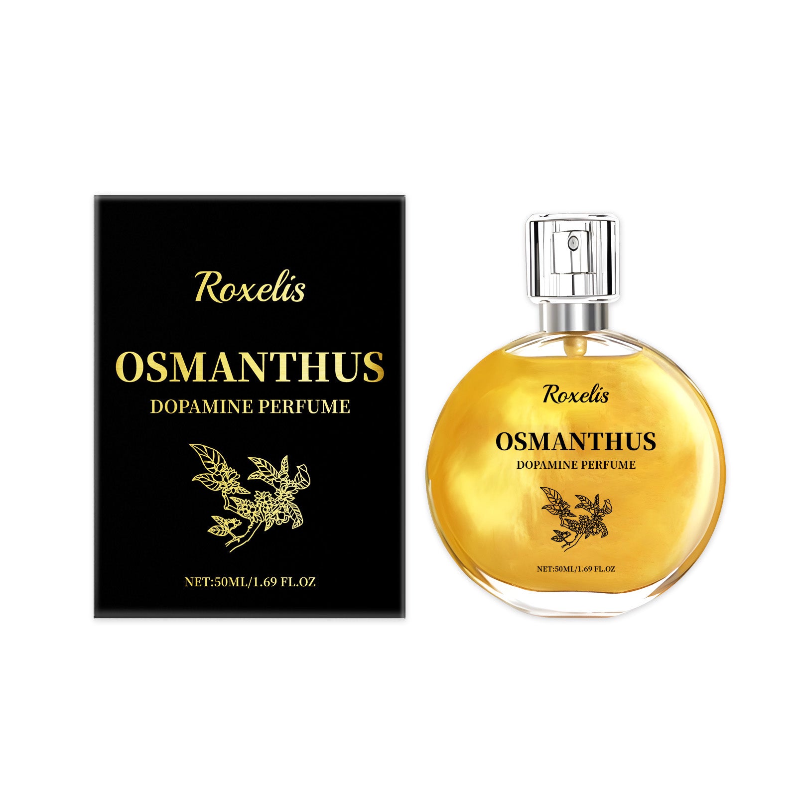 Roxelis Osmanthus Gilt Perfume Lasting Light Fragrance Natural Fresh Moisture Charm Fragrance Fragrance Fine Mist Osmanthus Perfume Spray