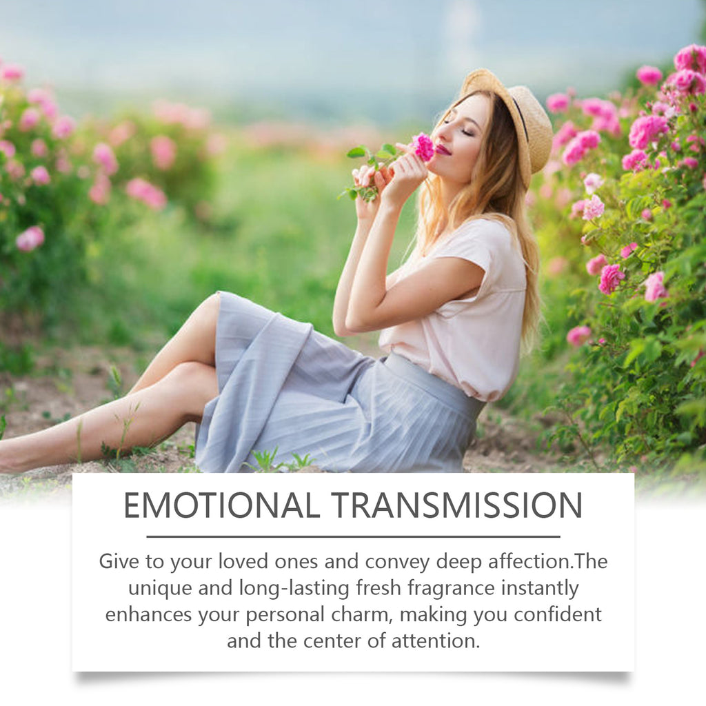 Roxelis Peony Fragrance For Women, Lasting Light Fragrance Fresh Floral Peony Charm Rose Fragrance Perfume