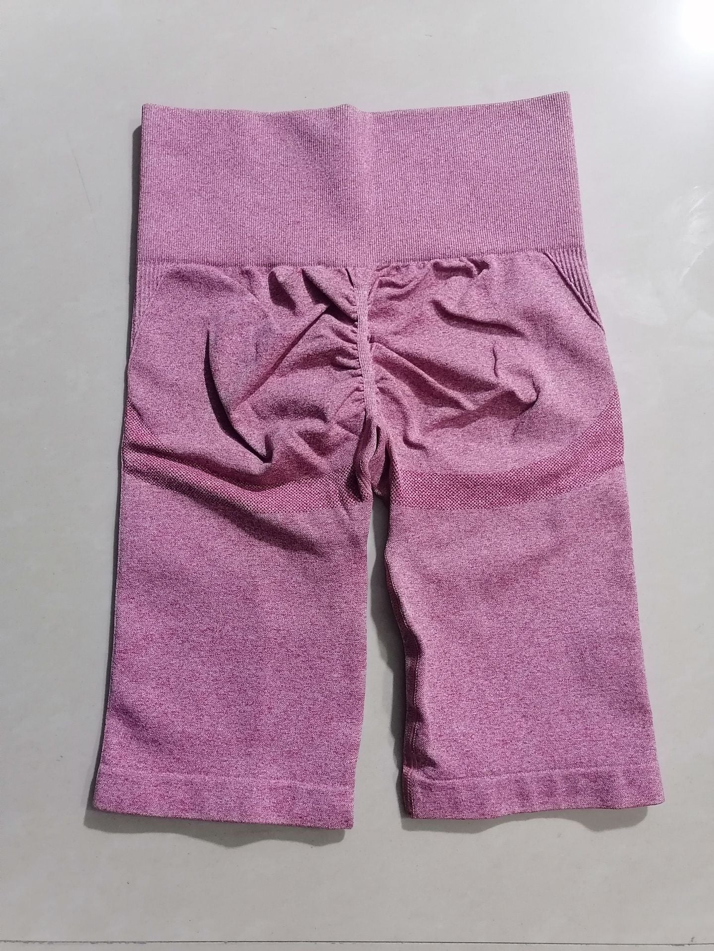 Women's Five-Quarter Pants High Waist Slim Quick-Dry Cycling Yoga Pants