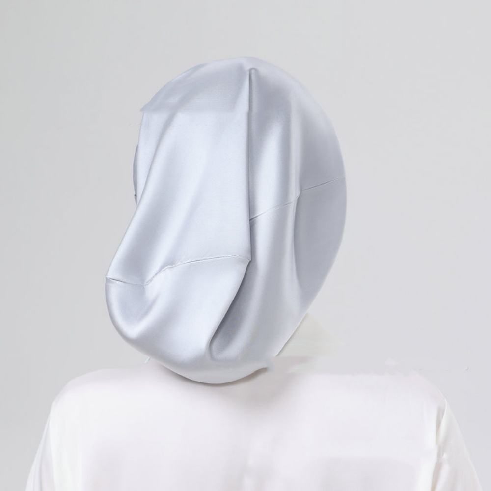 Long sleep cap long tube hat black fungus lace women's home care long hair cap