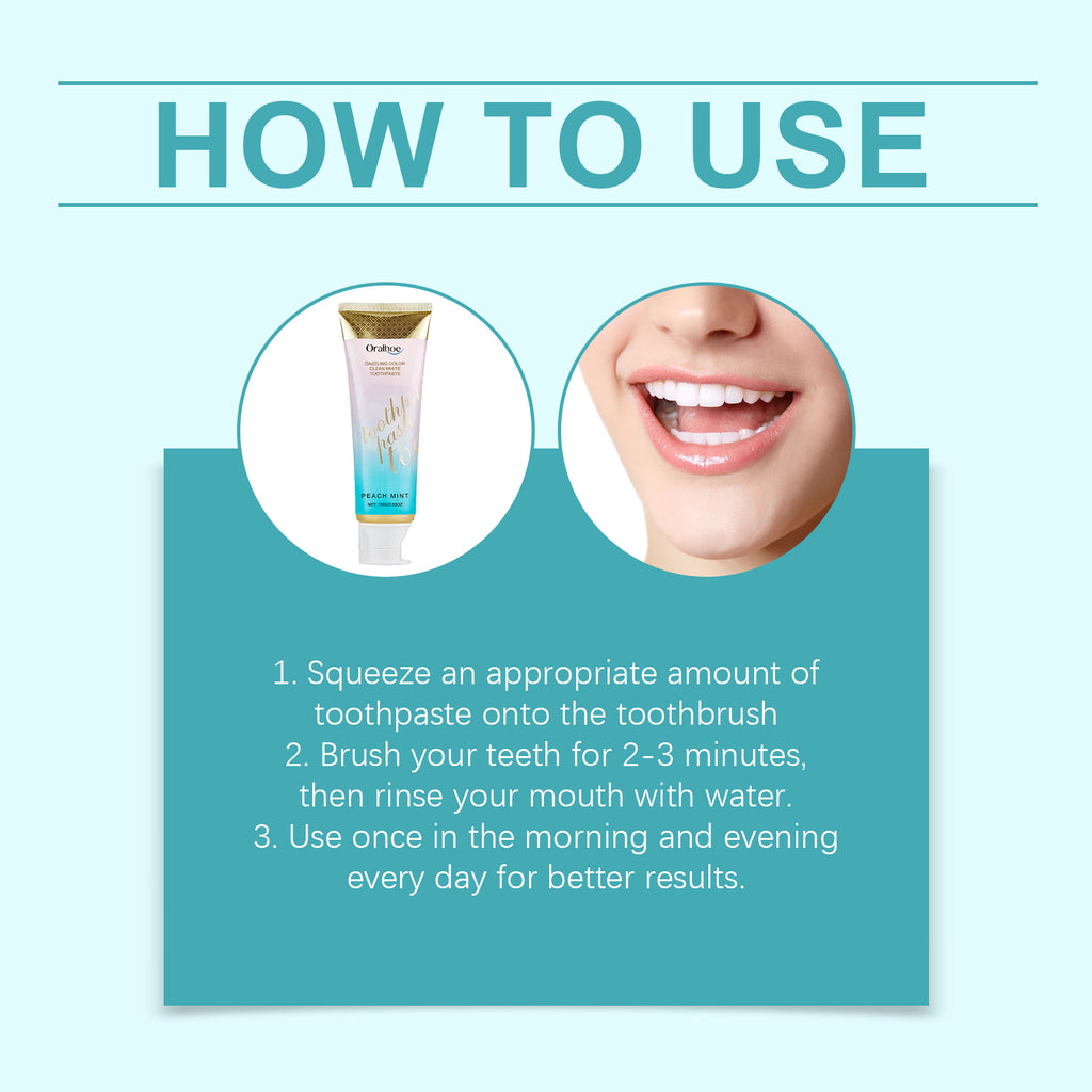 Oralhoe Toothpaste Freshens Breath, Nourishes Gums, Gently Cleans Teeth, And Is A Daily Oral Care Toothpaste For Yellow Tartar