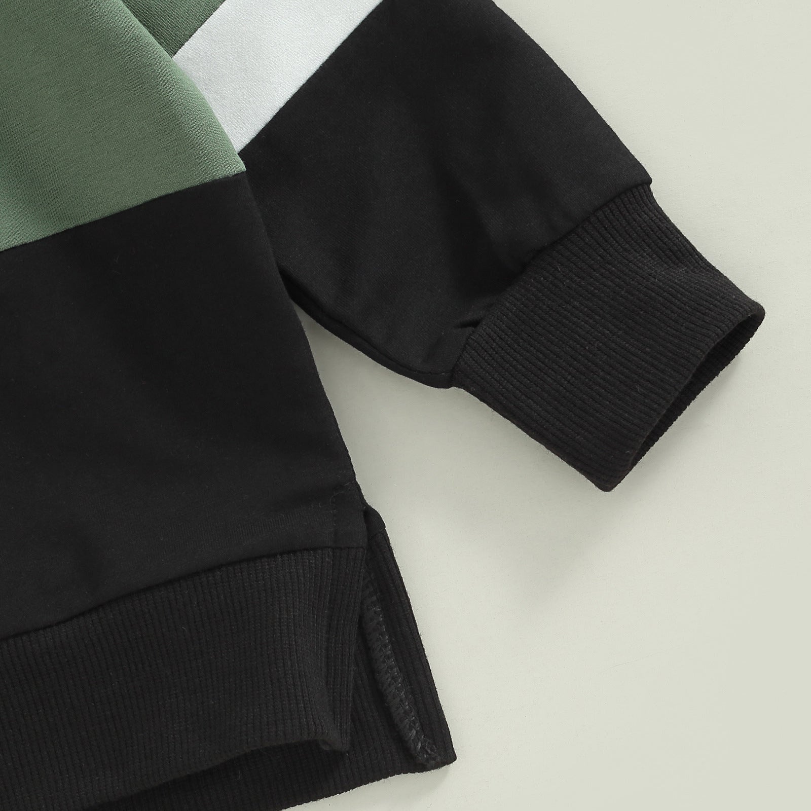 Boys And Girls Hooded Casual Long Sleeve Stitching Hoodie Autumn Children's Suit