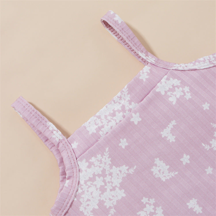 Girls Romper Suit Shorts Two Piece