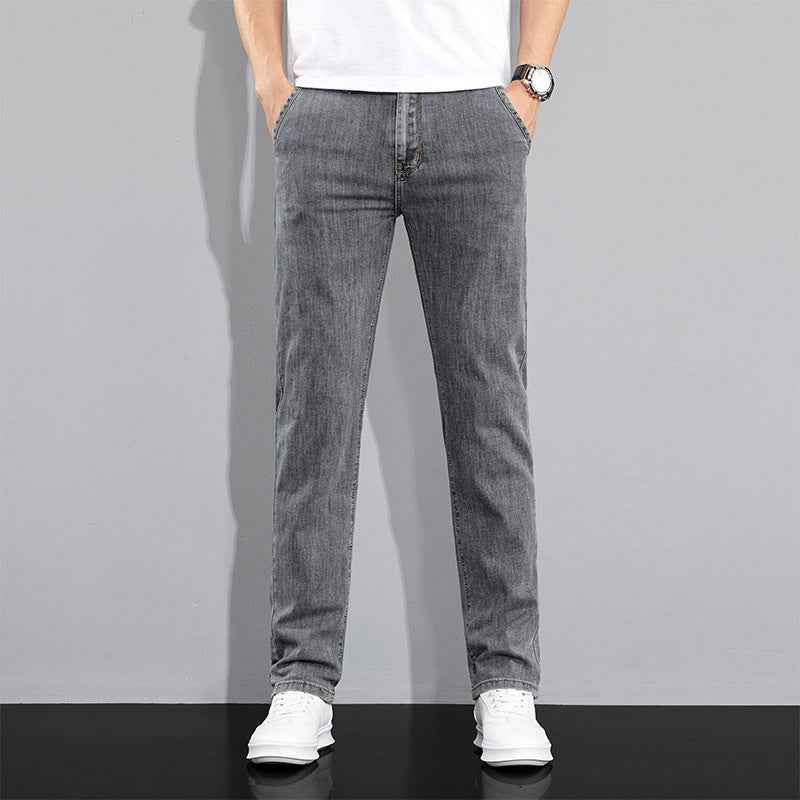 Versatile Stretch Korean Style Slim Fit Trousers