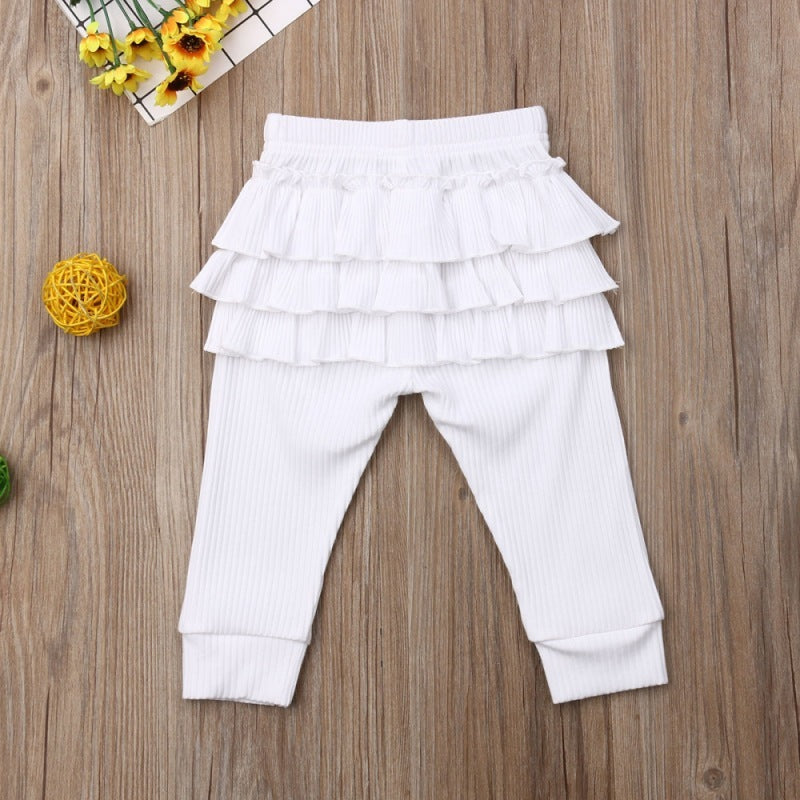 Girls' Lace Pants Outer Leggings