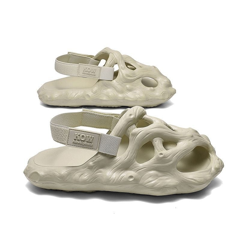 Hole Shoes Men's Sandals Outer Wear Hollow Slippers